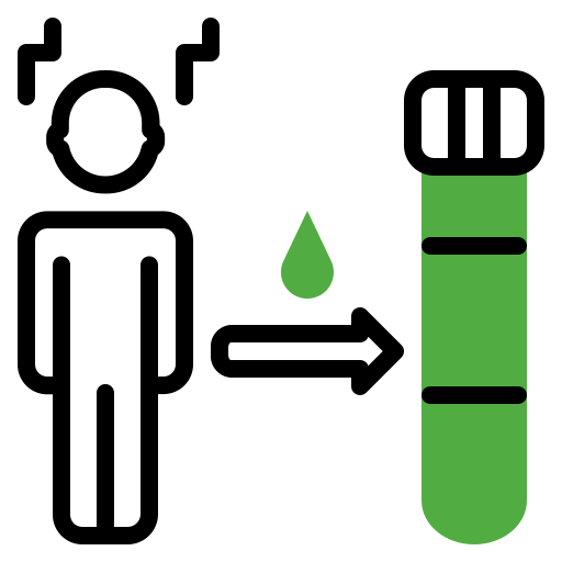 Blood test, checkup, blood, lab, medical, test, covid icon
